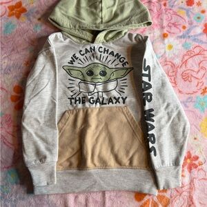 Star Wars Kids Hoodie - Green and Gray